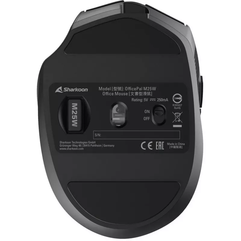 Sharkoon OfficePal M25W preto
