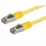 Cabo patch ROLINE S/FTP (PiMF) Cat.6 amarelo 20,0 m