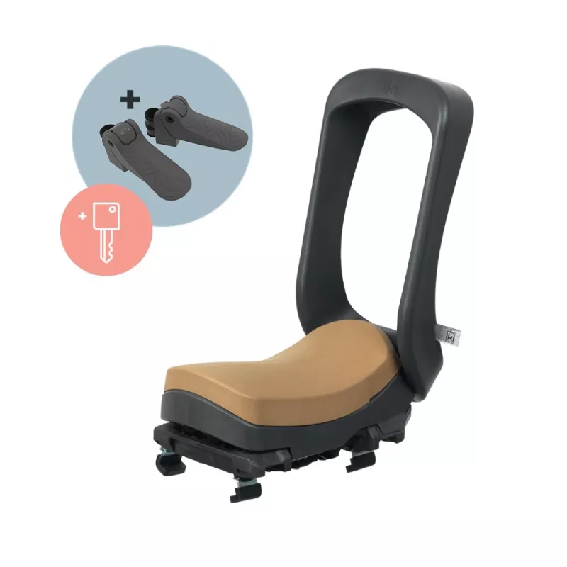 Conjunto de cadeira infantil Urban Iki URBAN IKI Junior Boot preto/castanho com fechadura de chave