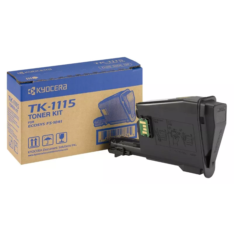 Cartucho de toner KYOCERA TK-1115 1 unid. original preto