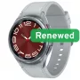 Samsung Renewed Galaxy Watch 6 Classic BT 43mm Smartwatch, prateado, Grade A