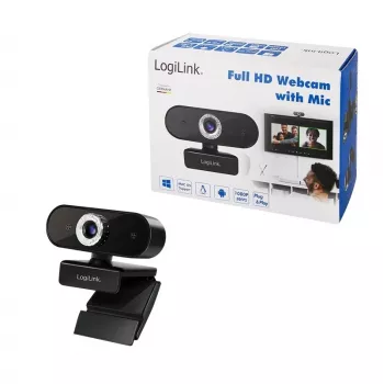 Webcam LogiLink UA0371 3 MP 1920 x 1080 píxeis