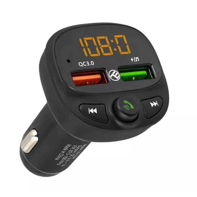 Tellur FMT-B7 Transmissor FM Bluetooth, preto