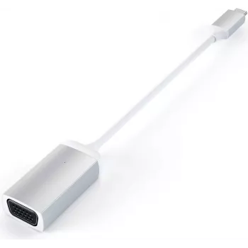 Adaptador Satechi Type-C para VGA, prateado, ST-TCVGAS