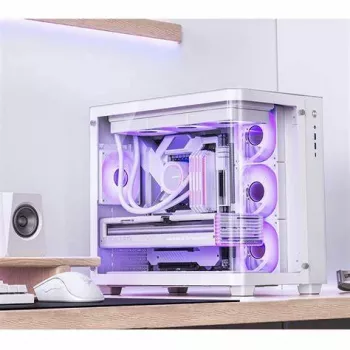 Caixa de computador Jonsbo TK-3 ATX branca