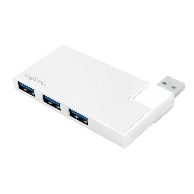 Hub USB 3.0 de 4 portas, prateado