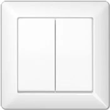 JUNG AS 590-5 WW. Controlo: botões, Cor do produto: branco, Material da caixa: duroplástico (AS590-5WW)