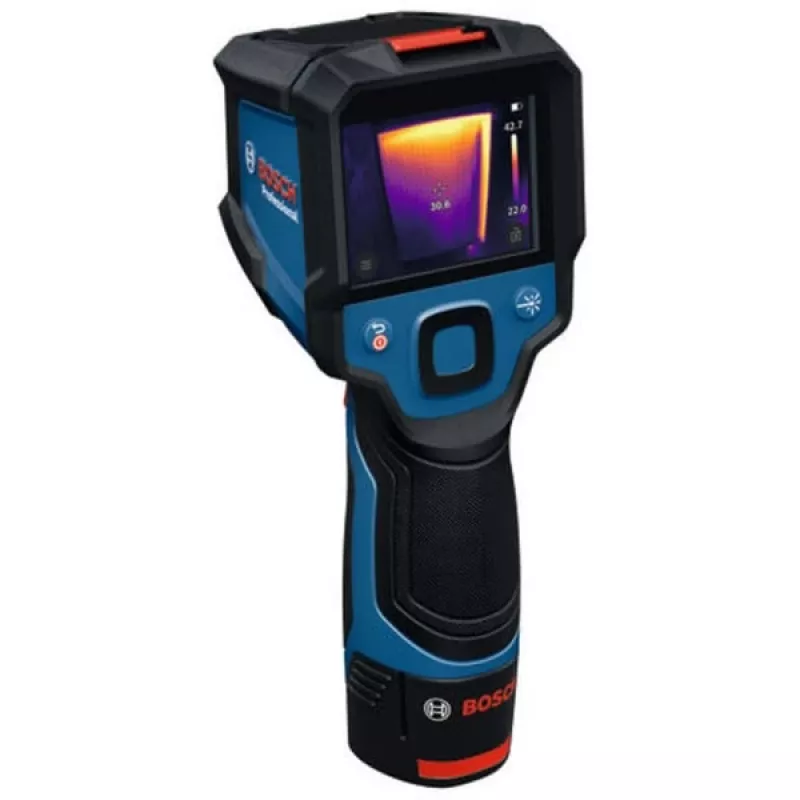 Câmara térmica a bateria GTC 12V-450-13 Professional, detetor térmico Azul/Preto, sem bateria e carregador, em mala de ferramentas