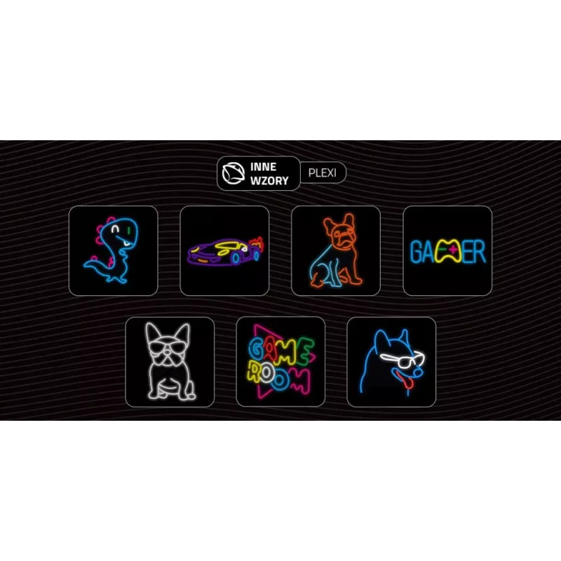 Comando de jogos USB com fios MANTA SNL63MT Neon Lights — comando para PC com ligação USB