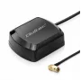 Antena GPS/GLONASS exterior QOLTEC 28 dBi 50 W com ficha SMA em ângulo reto