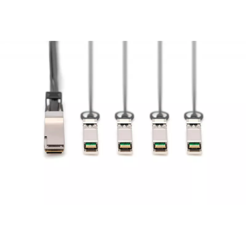Cabo de ligação direta Digitus 40G QSFP+ para 4xSFP+ 1m