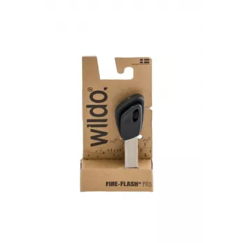 Acendedor de fogo de emergência por faísca Wildo Fire-Flash Pro Large, ferrocerium, 76,2 mm, 29 g, preto