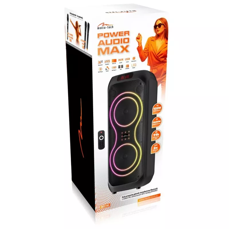 Altifalante portátil grande Power Audio MAX MT3185