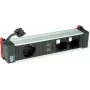 Power Frame Bachmann 916.0572 Medium módulo de alimentação 1x CEE7/7 2x CM 1x USB