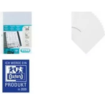 Capa de documentos Elba 970386 A4 polipropileno 0,05 mm aberta em cima com furação Eurolochung