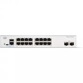 Switch gerido Cisco Catalyst 1200-16T-2G 16 Port GE 2x1GE SFP