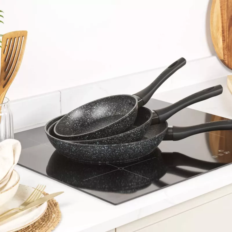 Conjunto de frigideiras Salter BW11459BRMFOB 3 peças frigideiras antiaderentes 20/24/28 cm