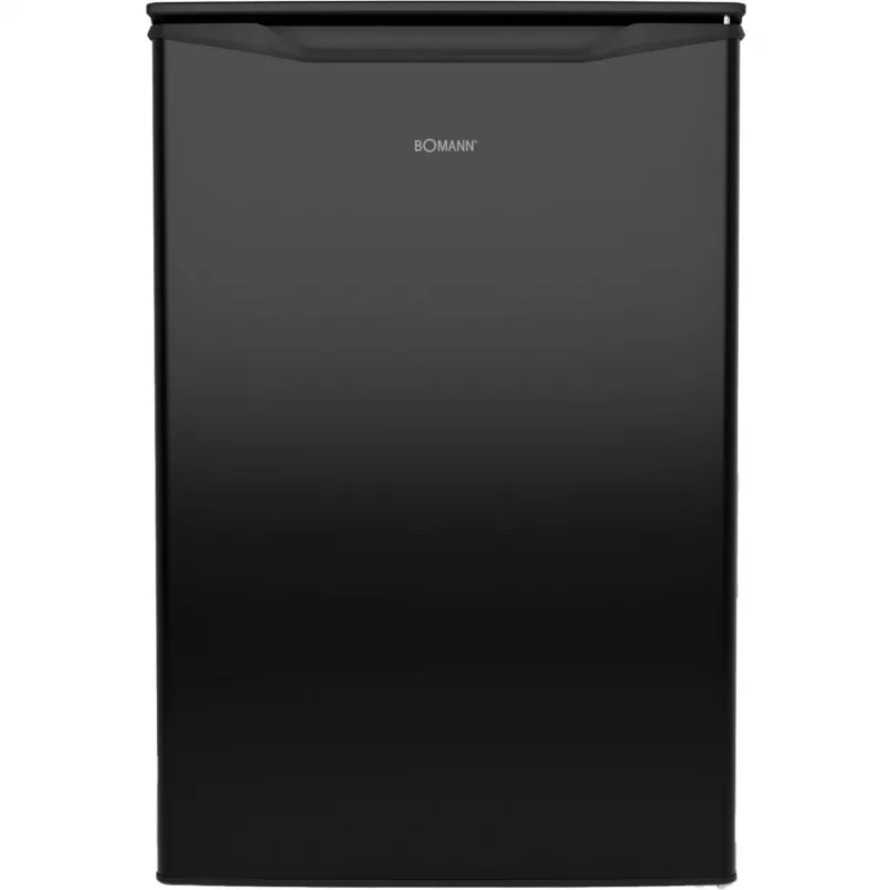 Bomann GS 7253 congelador, 87 l, classe energética C, classe climática SN-T, porta reversível, aspeto de aço inoxidável escuro, preto