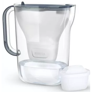 Jarra com filtro de água BRITA Style Essential grafite com 4 filtros MAXTRA Pro, depósito de 2,4 l, 1,4 l filtrados