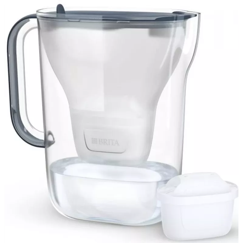 Jarra com filtro de água BRITA Style Essential grafite com 4 filtros MAXTRA Pro, depósito de 2,4 l, 1,4 l filtrados