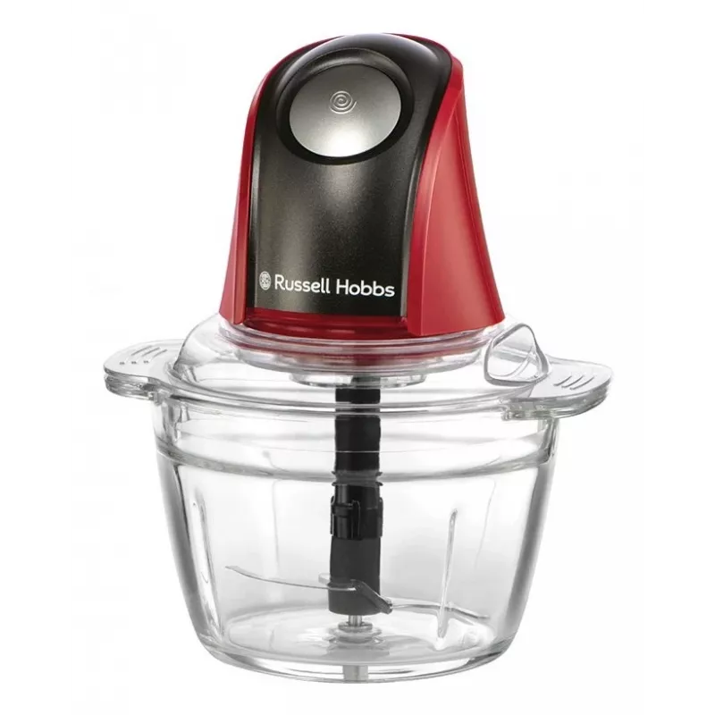 Picadora elétrica Russell Hobbs 27130-56 0,5 L 200 W preto, vermelho, transparente