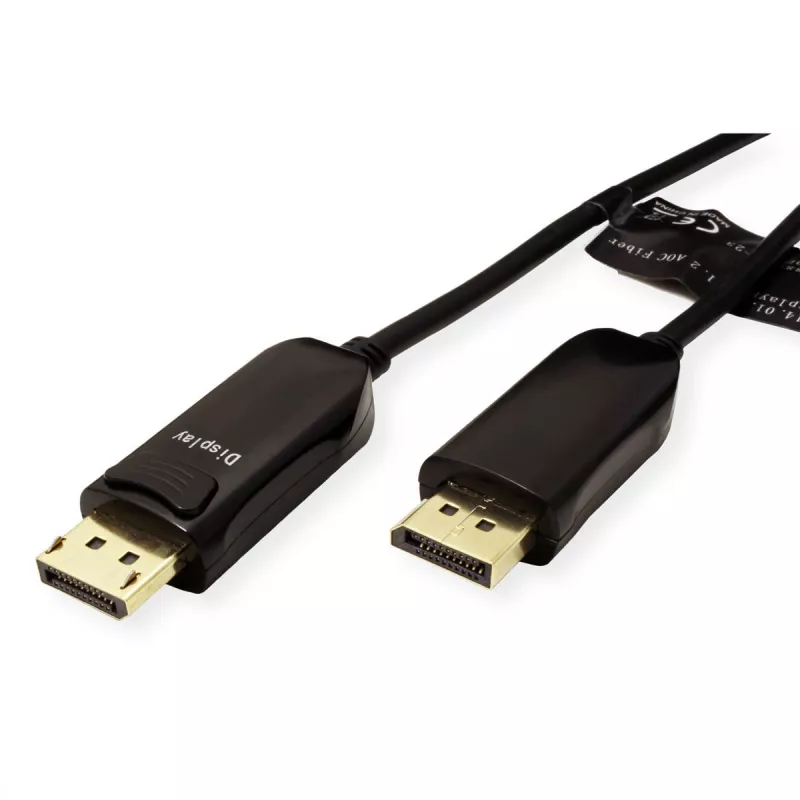 Cabo DisplayPort ROLINE v1.4 AOC 8K60 macho/macho 20m - cabo - digital/visualização/vídeo - 20 m (14.01.3493)