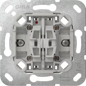 Mecanismo de tecla de balancim gira 315800 — mecanismo de interruptor modular para controlos de botão