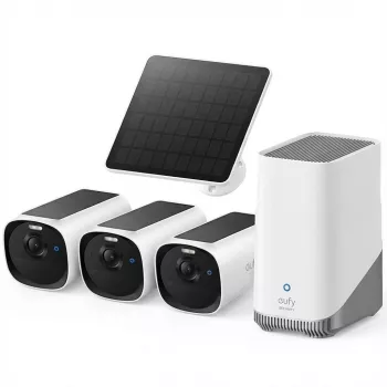 EUFY EufyCam E40 - Câmara de vigilância em rede - resistente às intempéries / à poeira / aos UV / à água - cor (dia/noite)