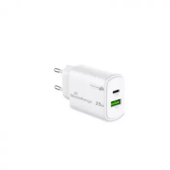 Fonte de alimentação USB/USB-C 25W/FAST MRMA112-2 Mediarange