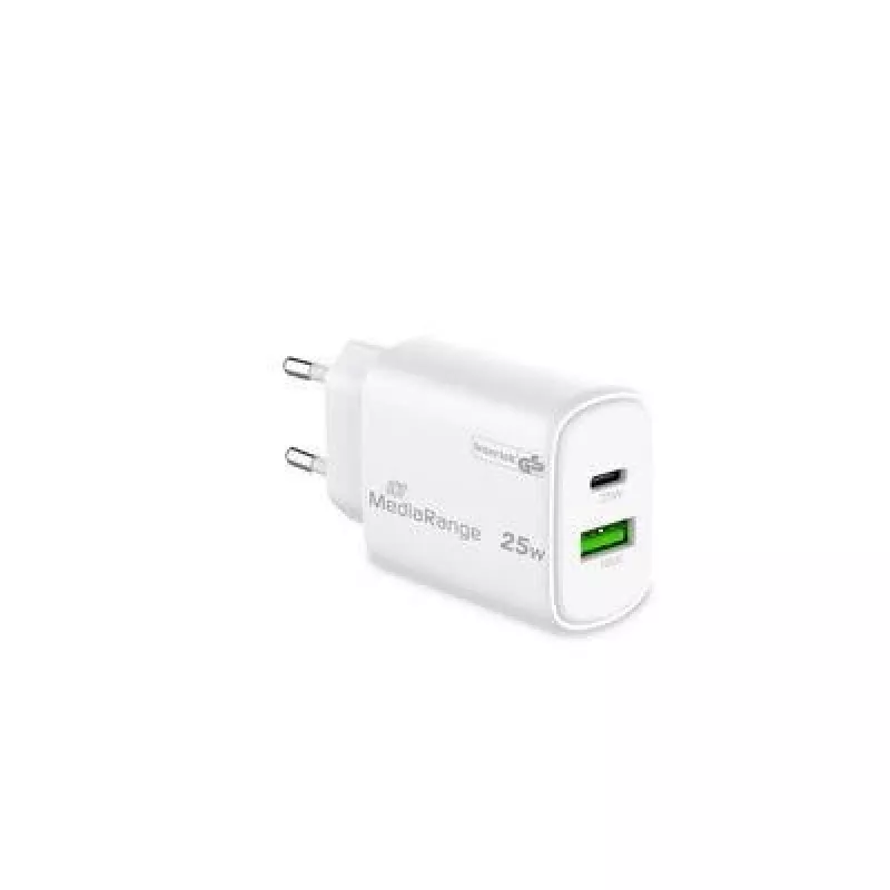 Fonte de alimentação USB/USB-C 25W/FAST MRMA112-2 Mediarange