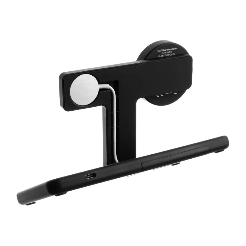 Fixed | Estação de carregamento sem fios MagPowerstation 3 em 1 com suporte MagSafe | FIXMPOS-BK | preto