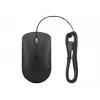 Rato ótico com fio Lenovo GY51D20875 USB Type-C, ambidestro, 2400 DPI, 4 botões, preto