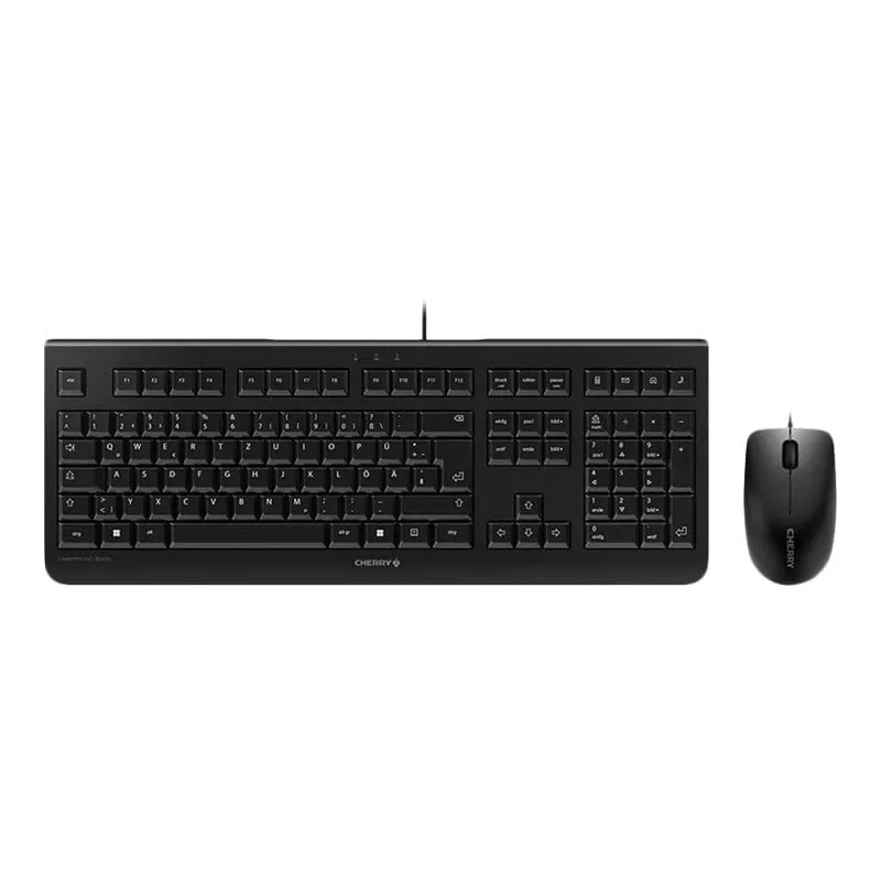 CHERRY DC 2000 Teclado Rato incluído Escritório USB QWERTZ Alemão Preto