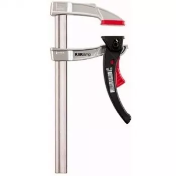 Grampo de rosca BESSEY KliKlamp KLI16 16 cm aço inoxidável preto vermelho