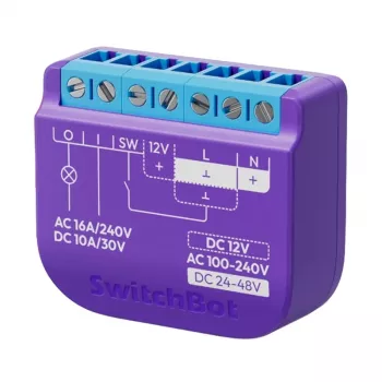 Controlo de porta de garagem SwitchBot W5502330 — acessório de automação doméstica inteligente para controlo remoto e integração