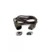 Cabo de alimentação Eaton 1010081 preto 1,7 m conector fêmea C14 ficha de alimentação tipo F