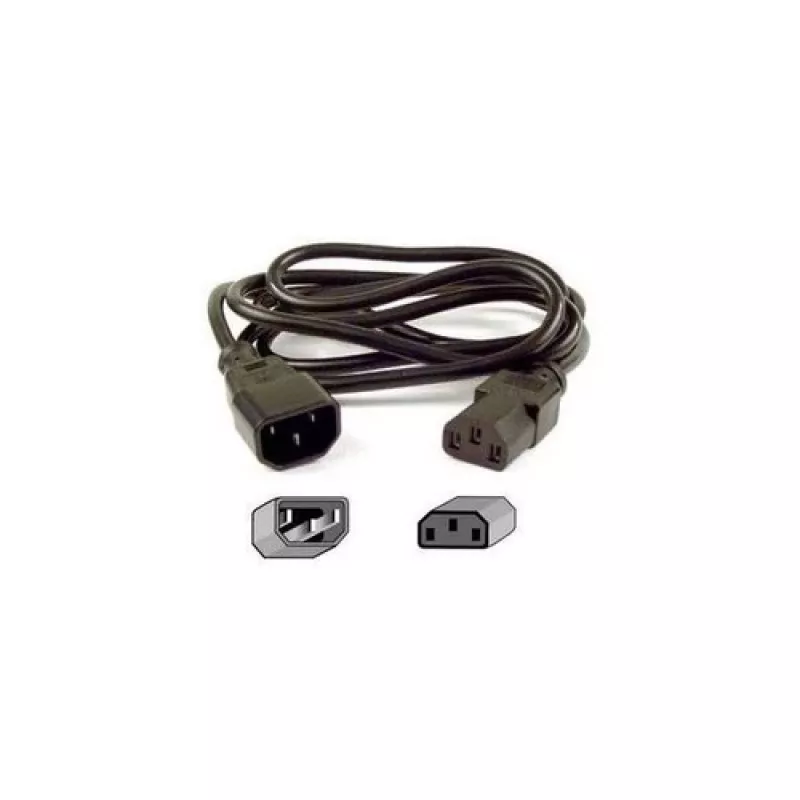Cabo de alimentação Eaton 1010081 preto 1,7 m conector fêmea C14 ficha de alimentação tipo F