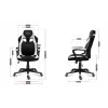 CADEIRA GAMING HUZARO FORCE 2.5 WHITE MESH