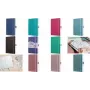Caderno sigel JOLIE A5 pautado, capa dura, 174 páginas, rosa