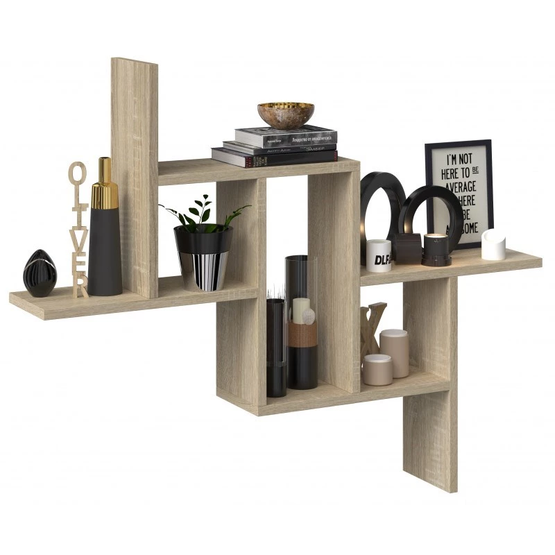 Estante suspensa FIESTA 85x15x73,5 cm, sonoma