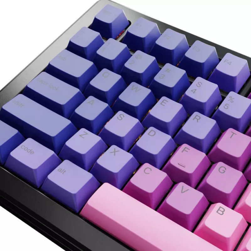Conjunto de keycaps GLORIOUS GPBT Gradient Nebula ANSI Layout PBT Dye-Sub