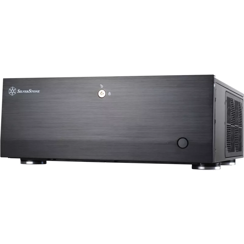 Caixa de computador SilverStone Grandia GD07 - Torre - SSI, preto