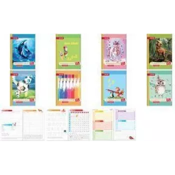 Caderno ROTH Orcas Klipp & Klar pautado A5, 96 folhas