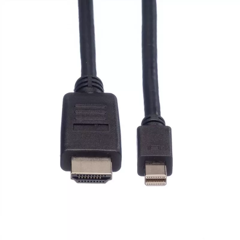 Cabo de vídeo ROLINE - Mini DisplayPort (M) para HDMI (M)