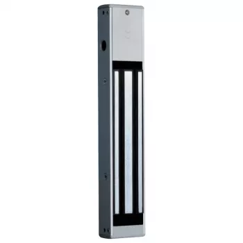 Fechadura eletromagnética 500kg 12/24V monitorizada, sinalização LED CDVI C5S11