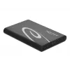 Caixa HDD/SSD DeLOCK 42610 caixa externa para HDD/SSD SATA de 2,5 polegadas