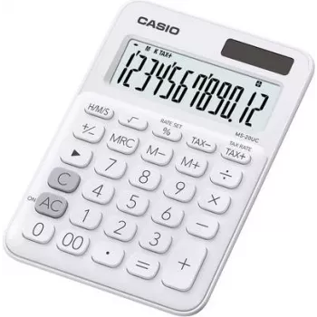 Calculadora básica Casio MS-20UC-WE Secretária 12 dígitos Branco