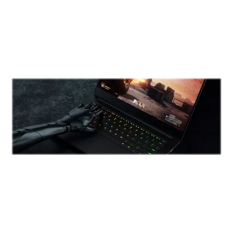 Portátil Razer Blade 14 — 14 inch QHD+ 120 Hz OLED, AMD R9-365, 32 GB RAM, 1 TB SSD, NVIDIA GeForce RTX 5070, teclado retroiluminado inglês, 2 anos de garantia