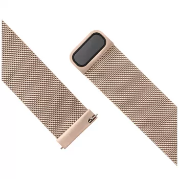 Pulseira de relógio FIXED Mesh Strap Fixed 18mm aço inoxidável troca rápida Dourado