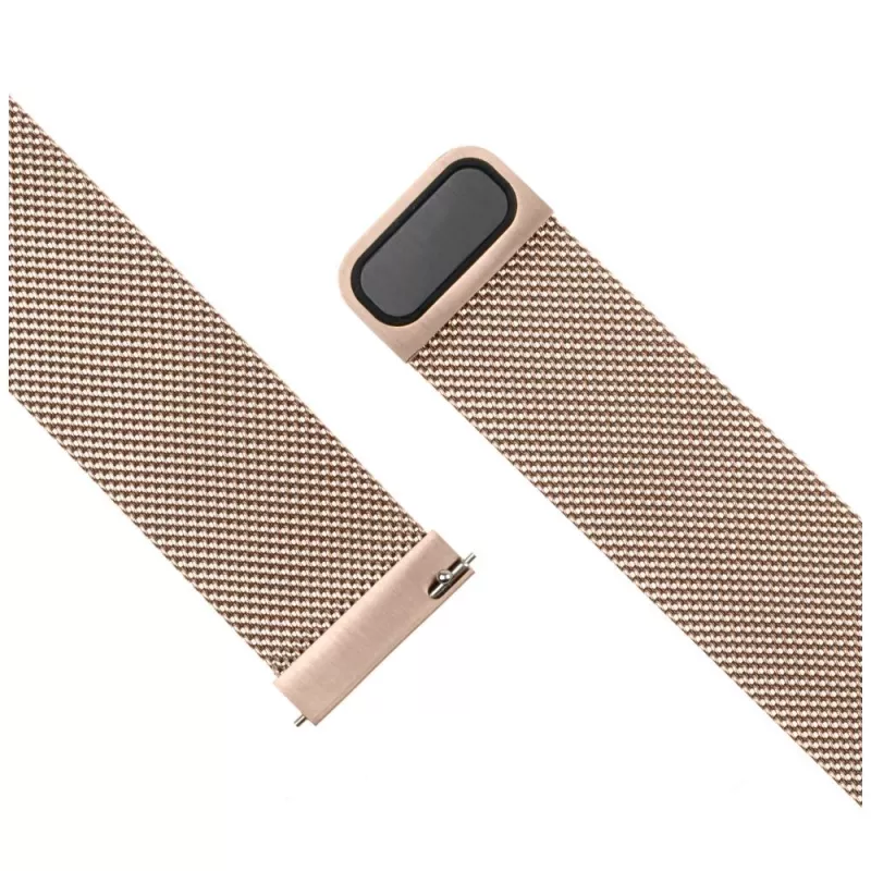 Pulseira de relógio FIXED Mesh Strap Fixed 18mm aço inoxidável troca rápida Dourado